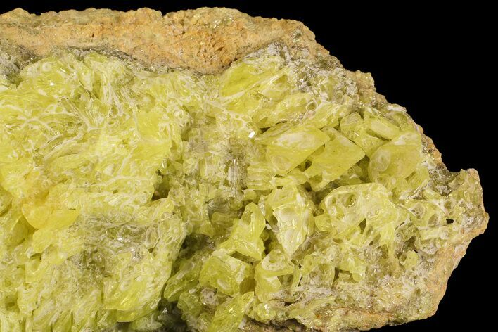 Sulfur Crystal Cluster on Matrix - Nevada #69161